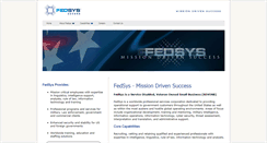 Desktop Screenshot of fedsys.com